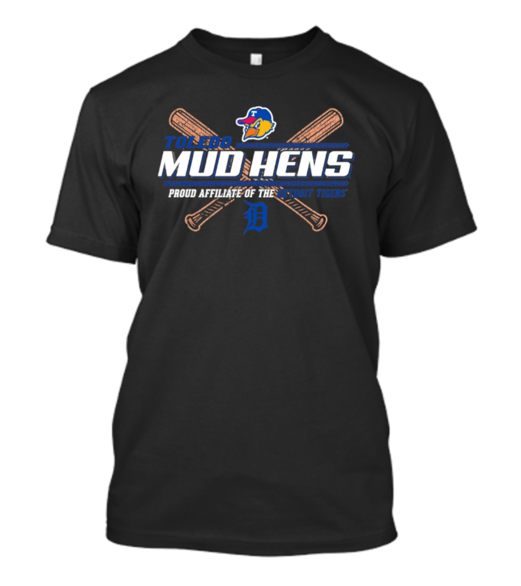 Toledo Mud Hens Proud Affiliate Of The Detroit Tigers Baseball T-Shirt