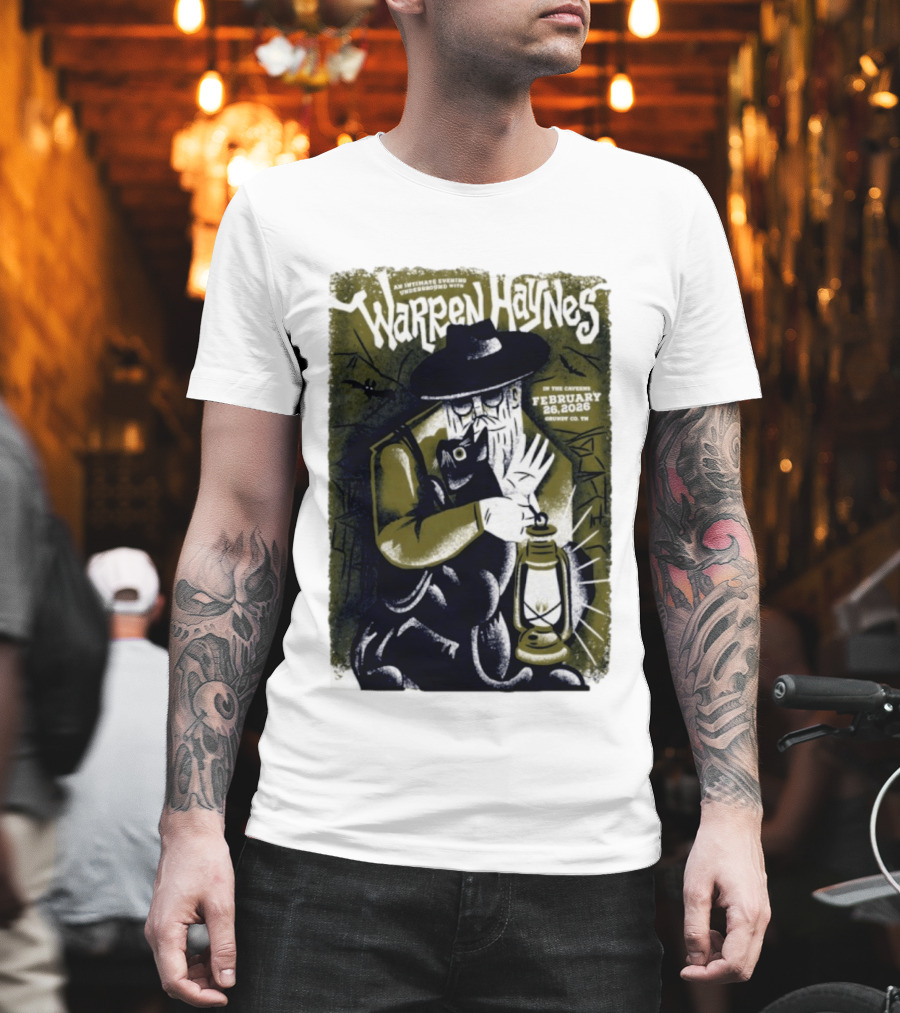 Warren Haynes An Intimate Evening February 26 2026 Grundy County TN Lantern T-Shirt