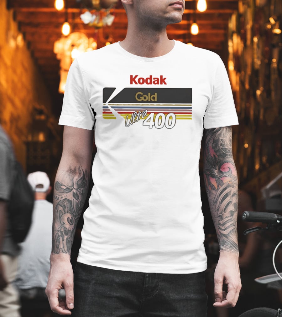 Kodak Gold Ultra 400 Vintage Camera Film T-Shirt