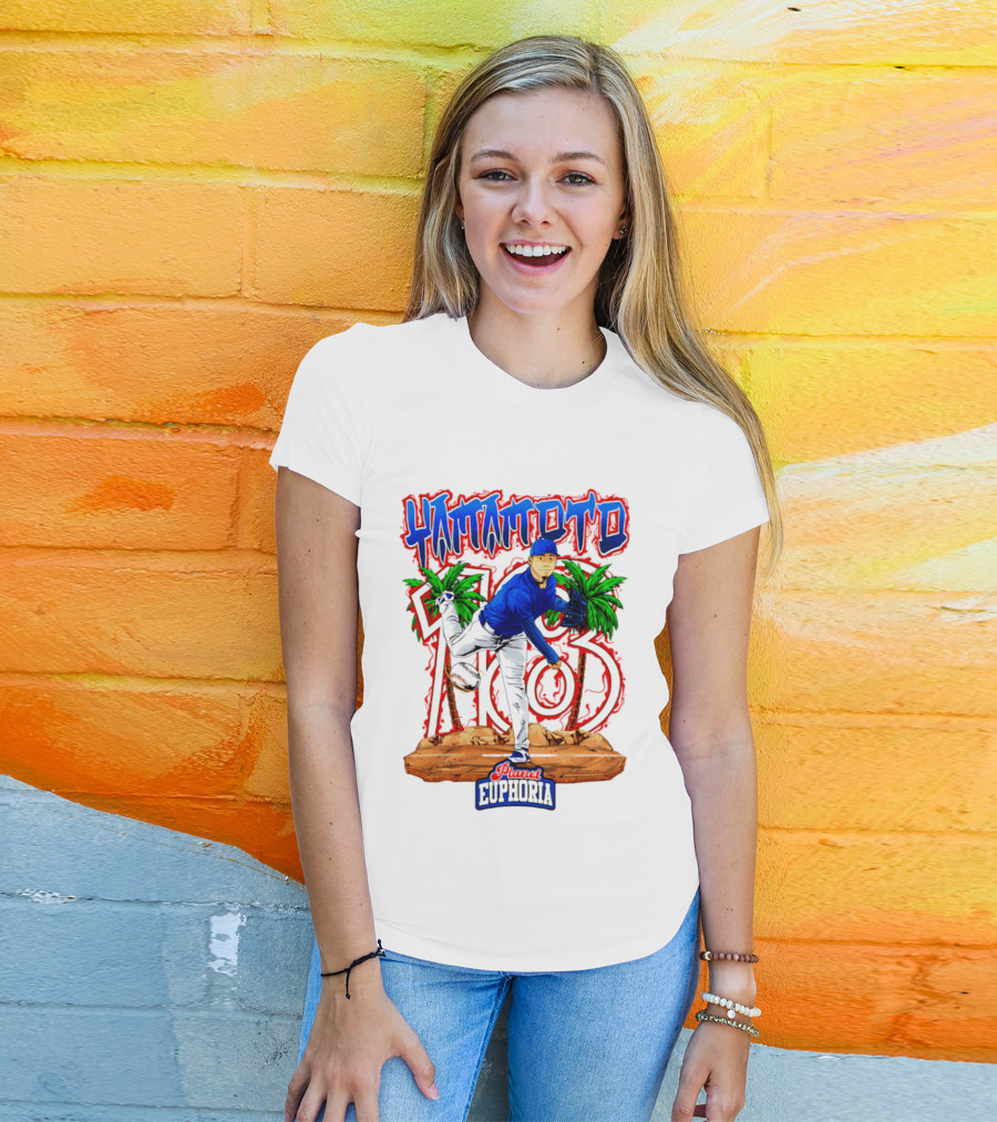 Yamamoto 103 Euphoria Hand Drawn Dodgers T-Shirt