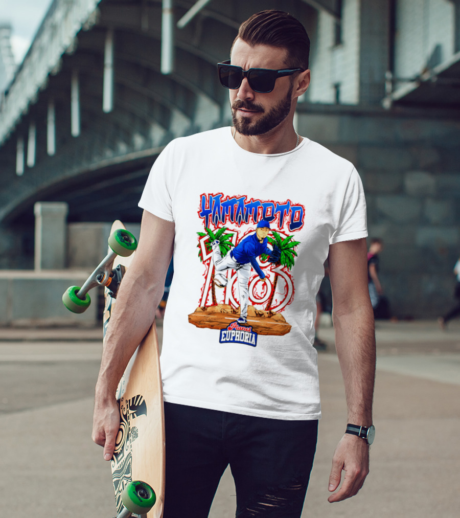 Yamamoto 103 Euphoria Hand Drawn Dodgers T-Shirt