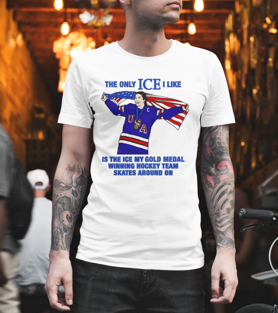 Hilary Knight USA Hockey Gold Medal Winner The Only Ice I Like T-Shirt