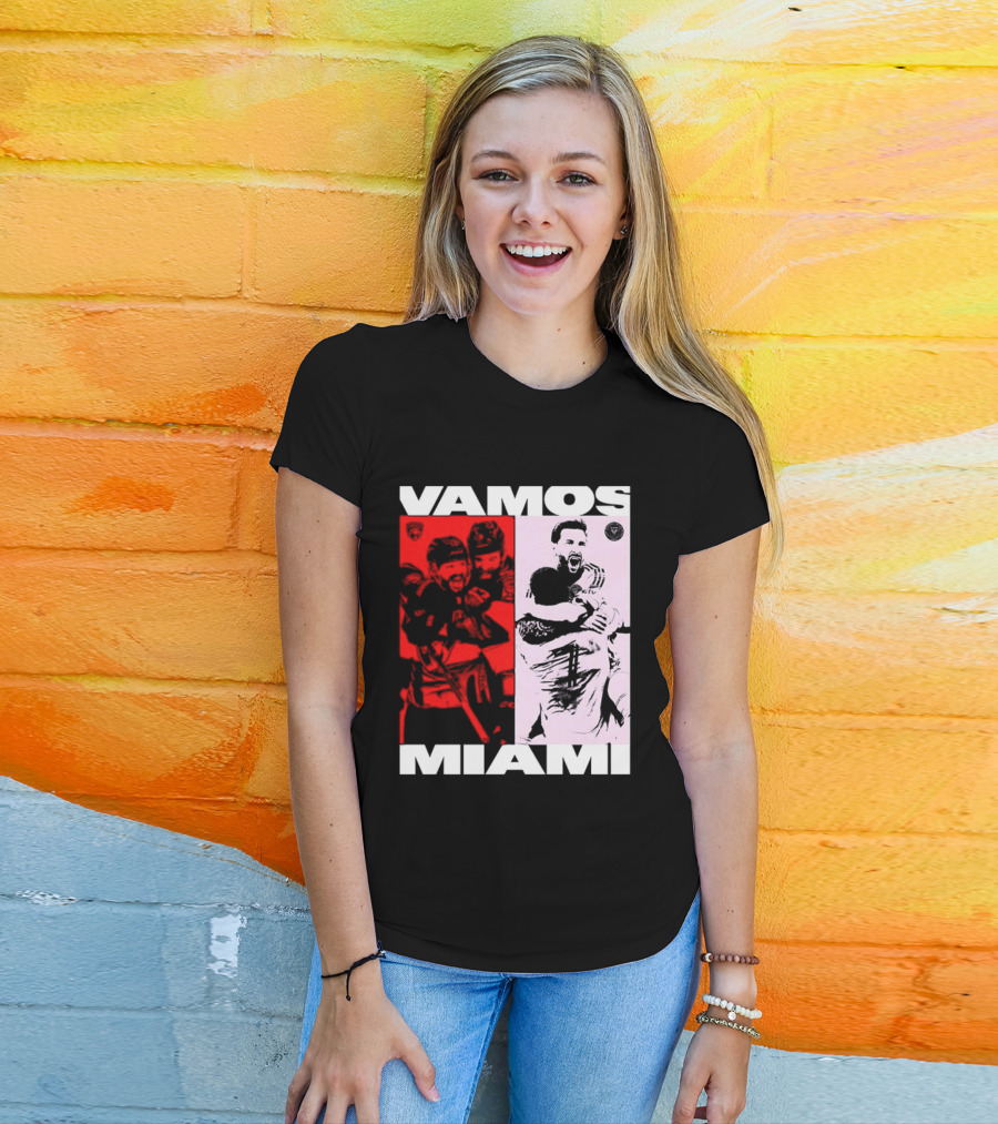 Vamos Miami Soccer Team Celebration Iconic Moments T-Shirt