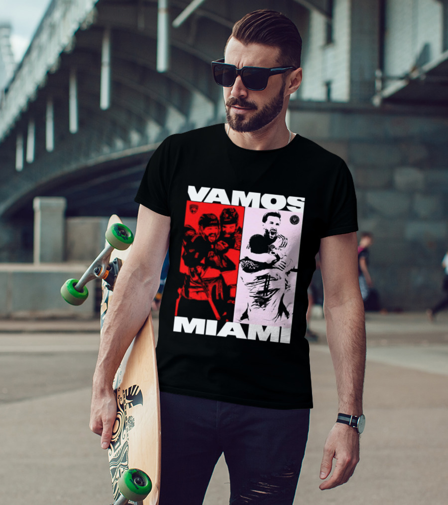 Vamos Miami Soccer Team Celebration Iconic Moments T-Shirt