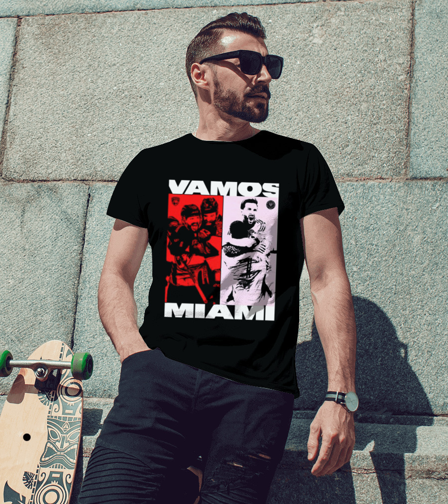 Vamos Miami Soccer Team Celebration Iconic Moments T-Shirt