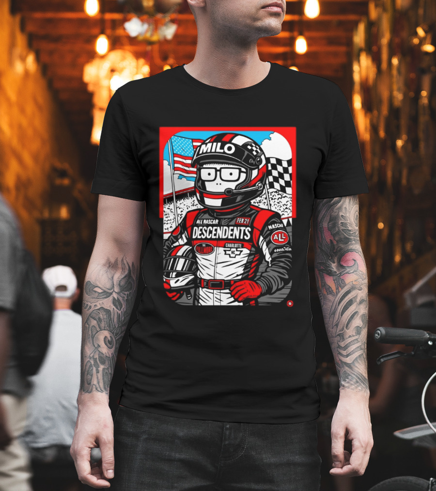 Milo Descendents Live At The Fillmore Charlotte NASCAR Feb 21 2026 Exclusive T-Shirt