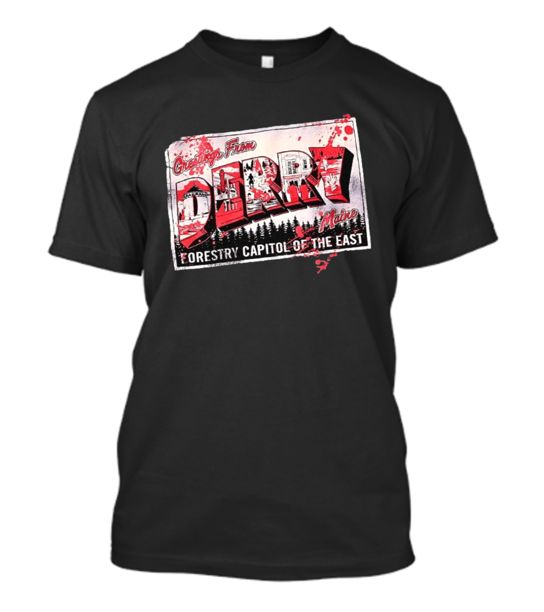 Greetings From Derry Maine Forestry Capitol Of The East T-Shirt