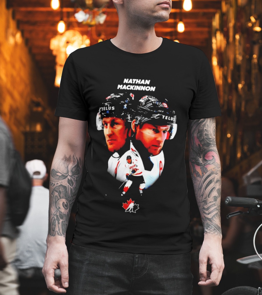 Nathan MacKinnon Canada Hockey Telus Team Maple Leaf T-Shirt
