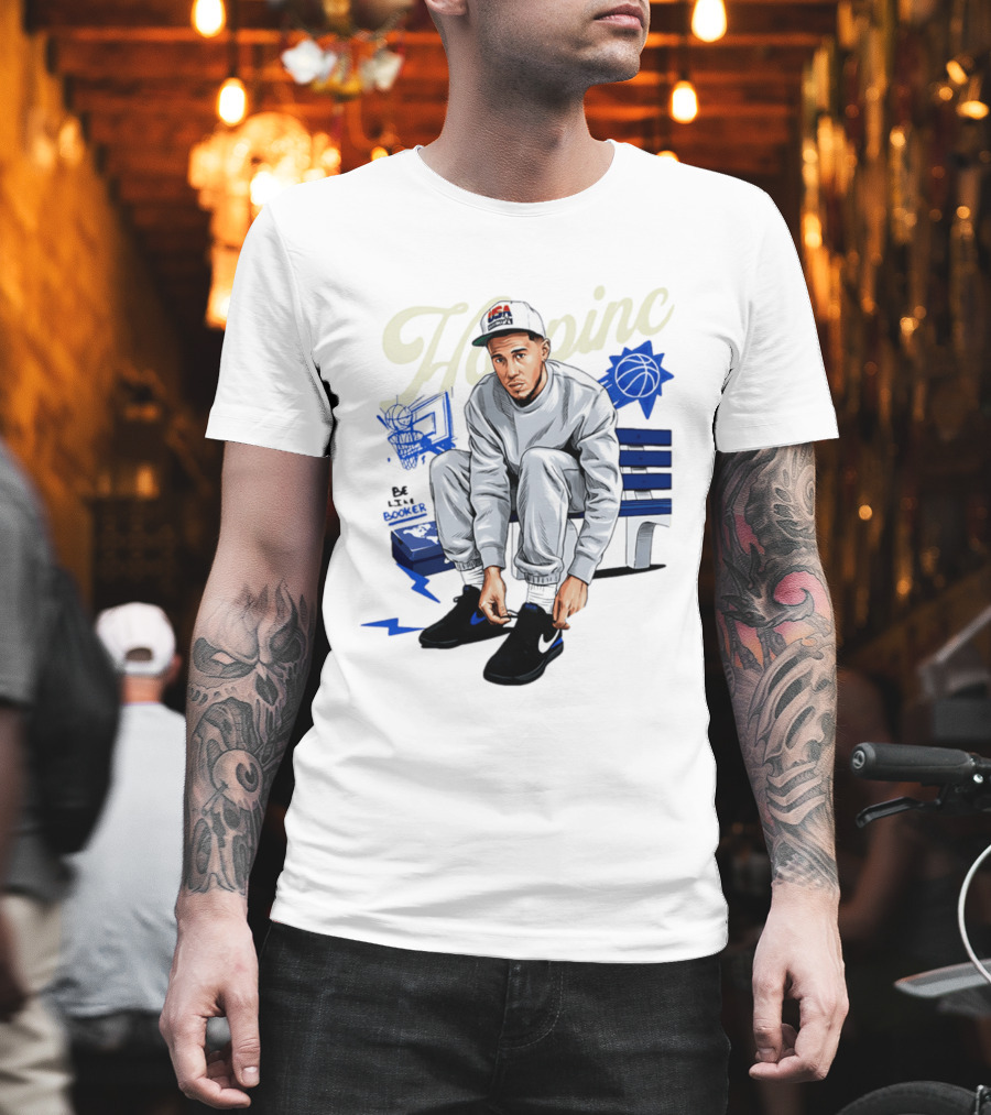 Hooping USA Basketball Player Be Like Book Bench Sneakers T-Shirt