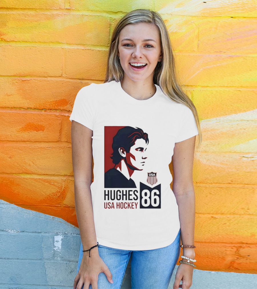 Hughes USA Hockey 86 Winter Olympic Team 2026 T-Shirt