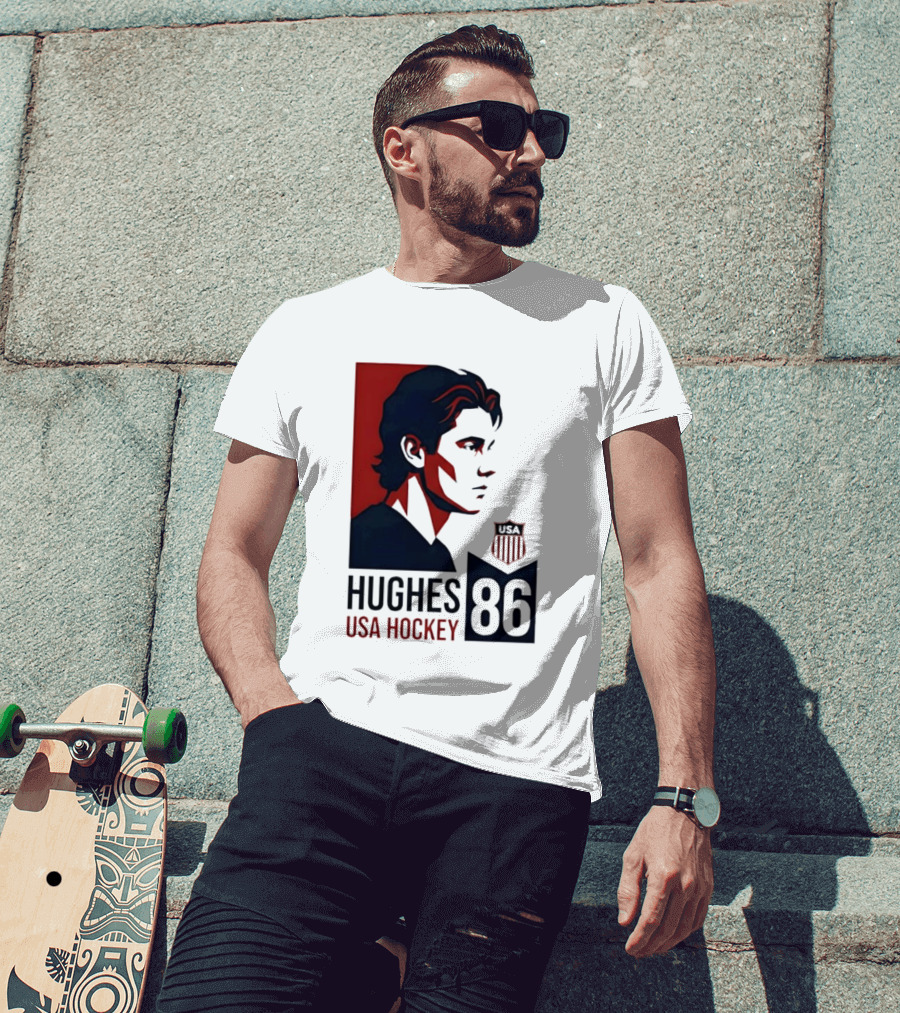 Hughes USA Hockey 86 Winter Olympic Team 2026 T-Shirt