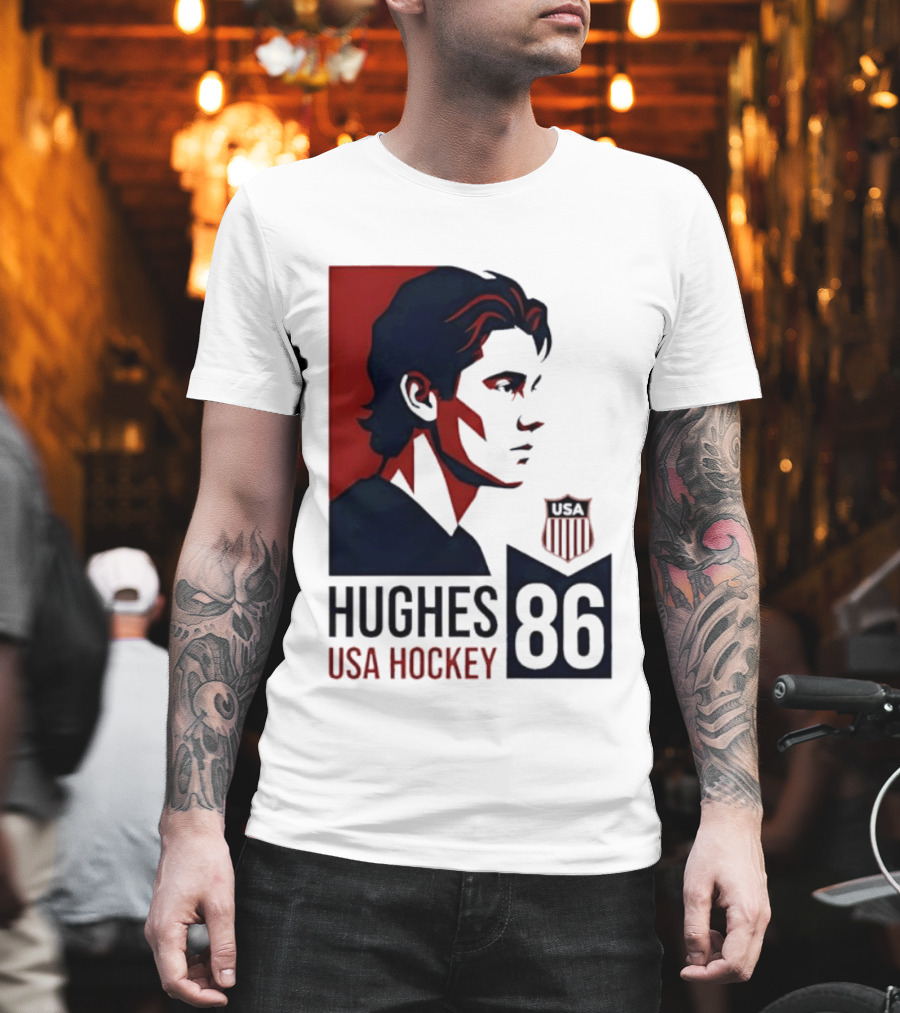 Hughes USA Hockey 86 Winter Olympic Team 2026 T-Shirt