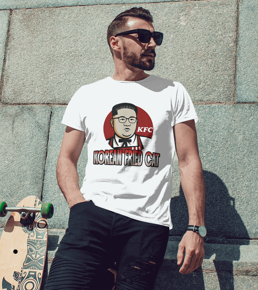 Korean Fried Cat KFC Kim Jong Un T-Shirt