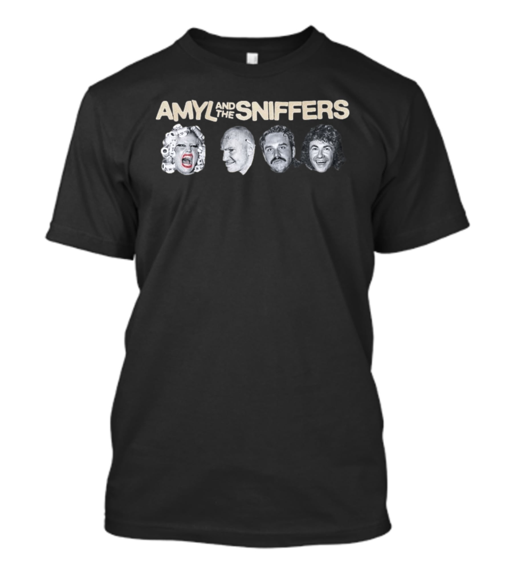 Amyl And The Sniffers 2026 Tour Dates USA Canada Europe UK Band Faces T-Shirt