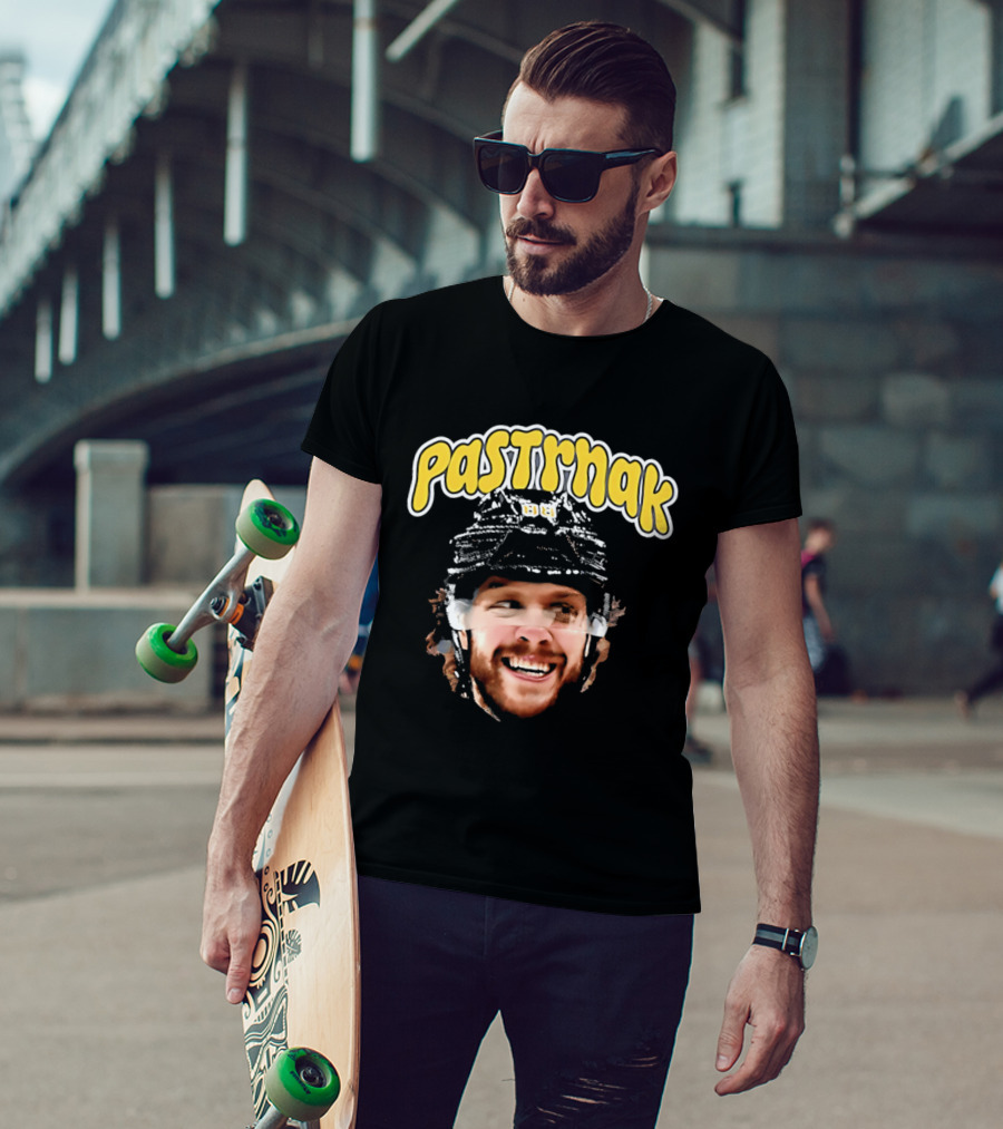 David Pastrnak Boston Bruins Big Head PASTRNAK T-Shirt