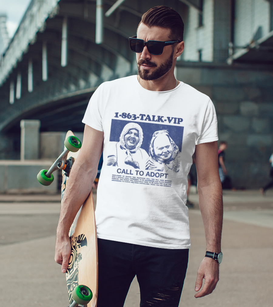 1 863 TALK VIP Call To Adopt T-Shirt