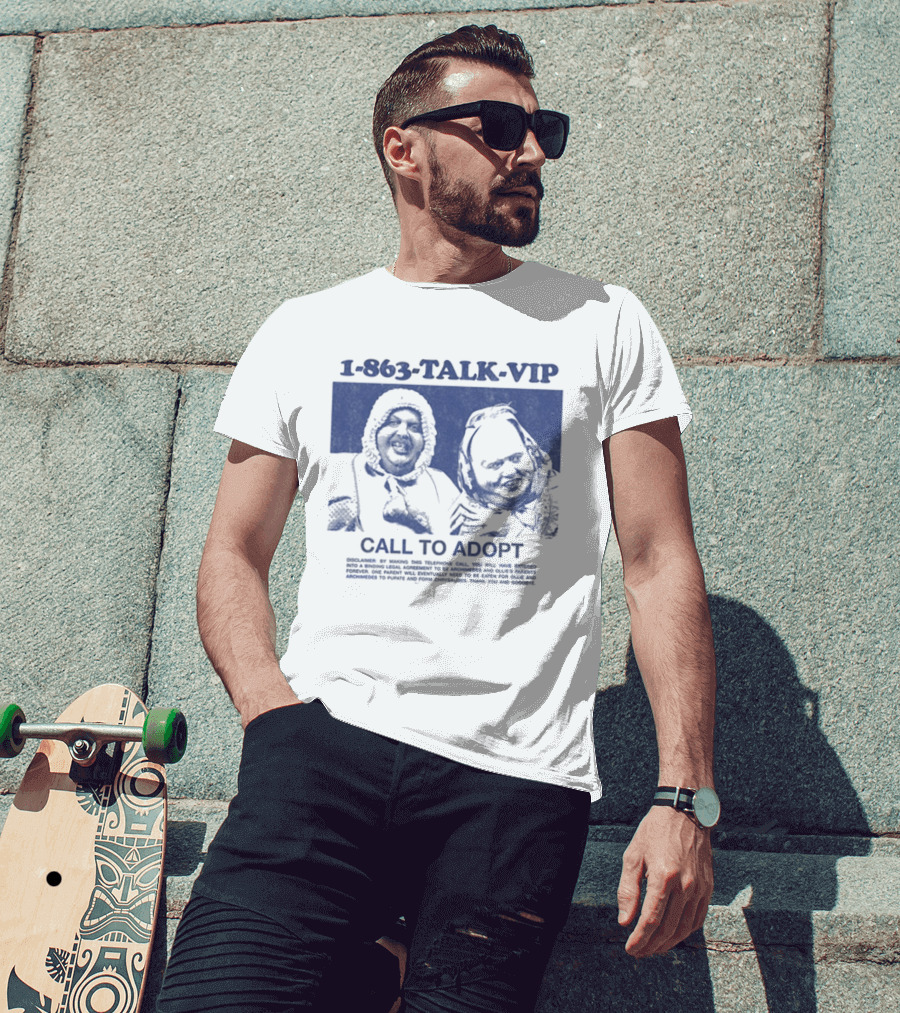 1 863 TALK VIP Call To Adopt T-Shirt