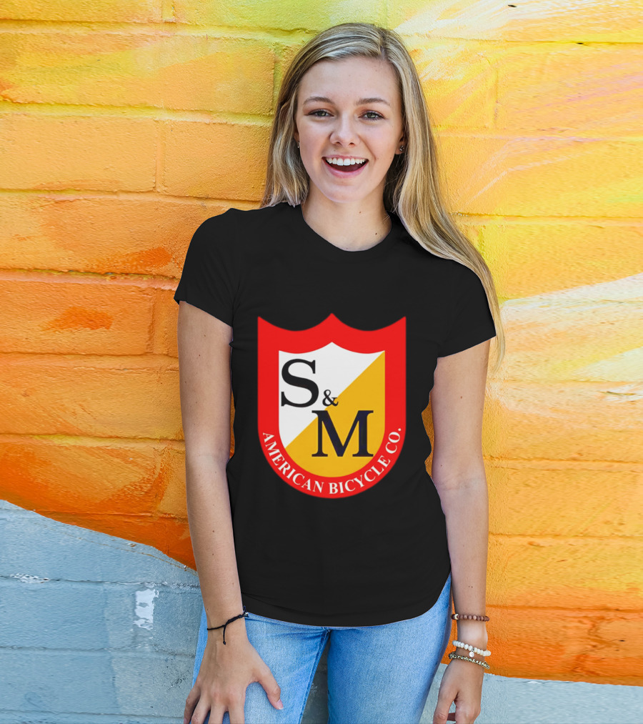 S&M American Bicycle Co Shield T-Shirt