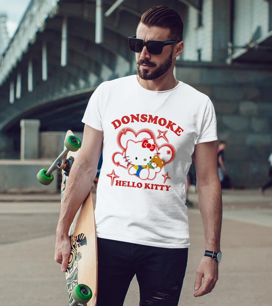 Hello Kitty Sanrio Family Don Smoke T-Shirt