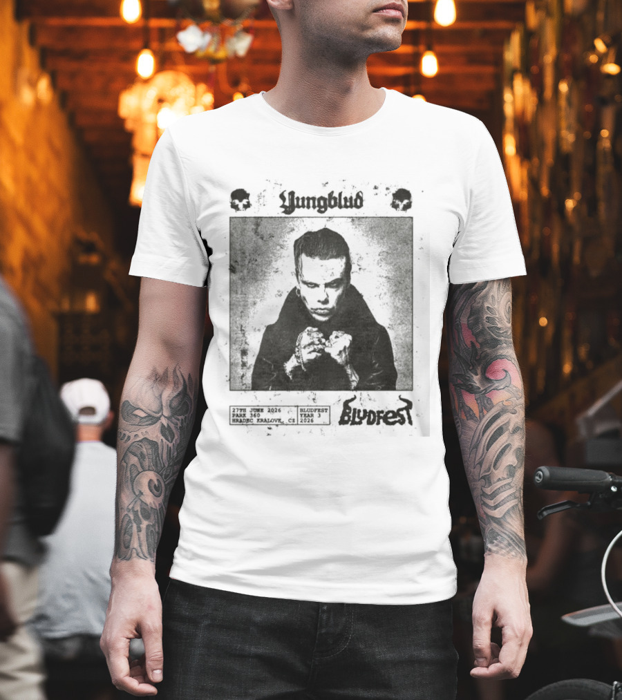 Yungblud Bludfest 2026 June 27th Park 360 Hradec Kralove Czech Republic T-Shirt