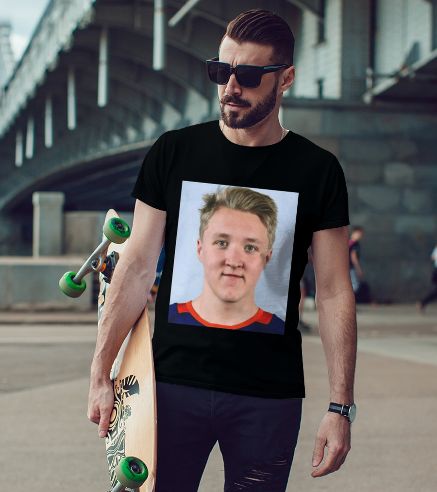 Simon Holmstrom New York Islanders Profile Player T-Shirt