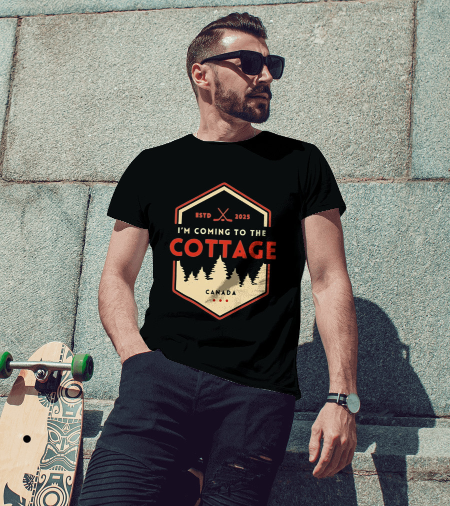 I'm Coming To The Cottage ESTD 2025 Canada Hockey T-Shirt