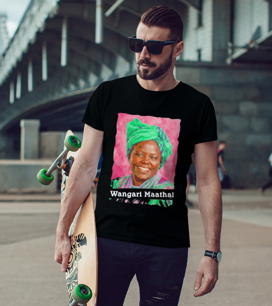 Wangari Maathai Green Turban T-Shirt