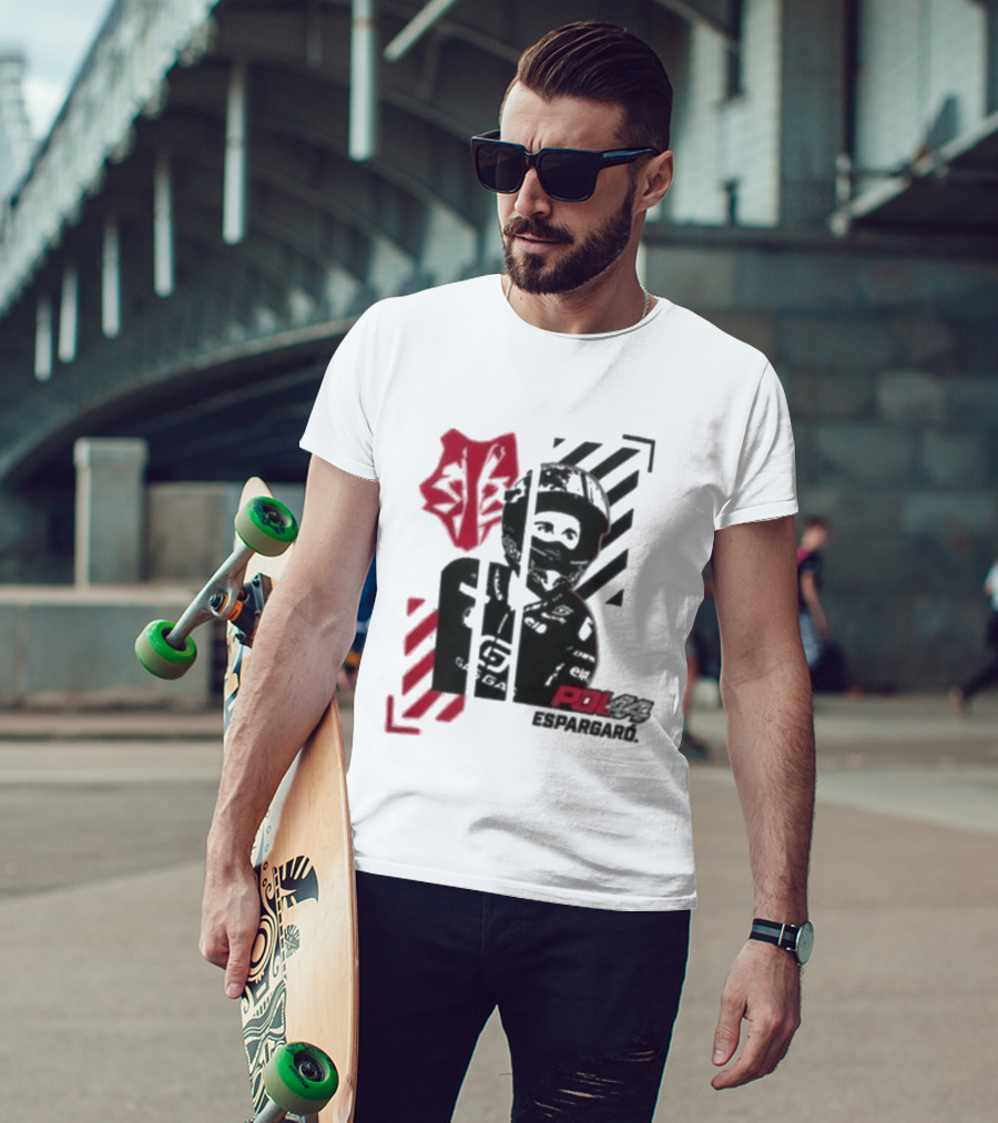 Gasgas Pol Espargaro Motorcycle Racing Graphic Red Wolf T-Shirt
