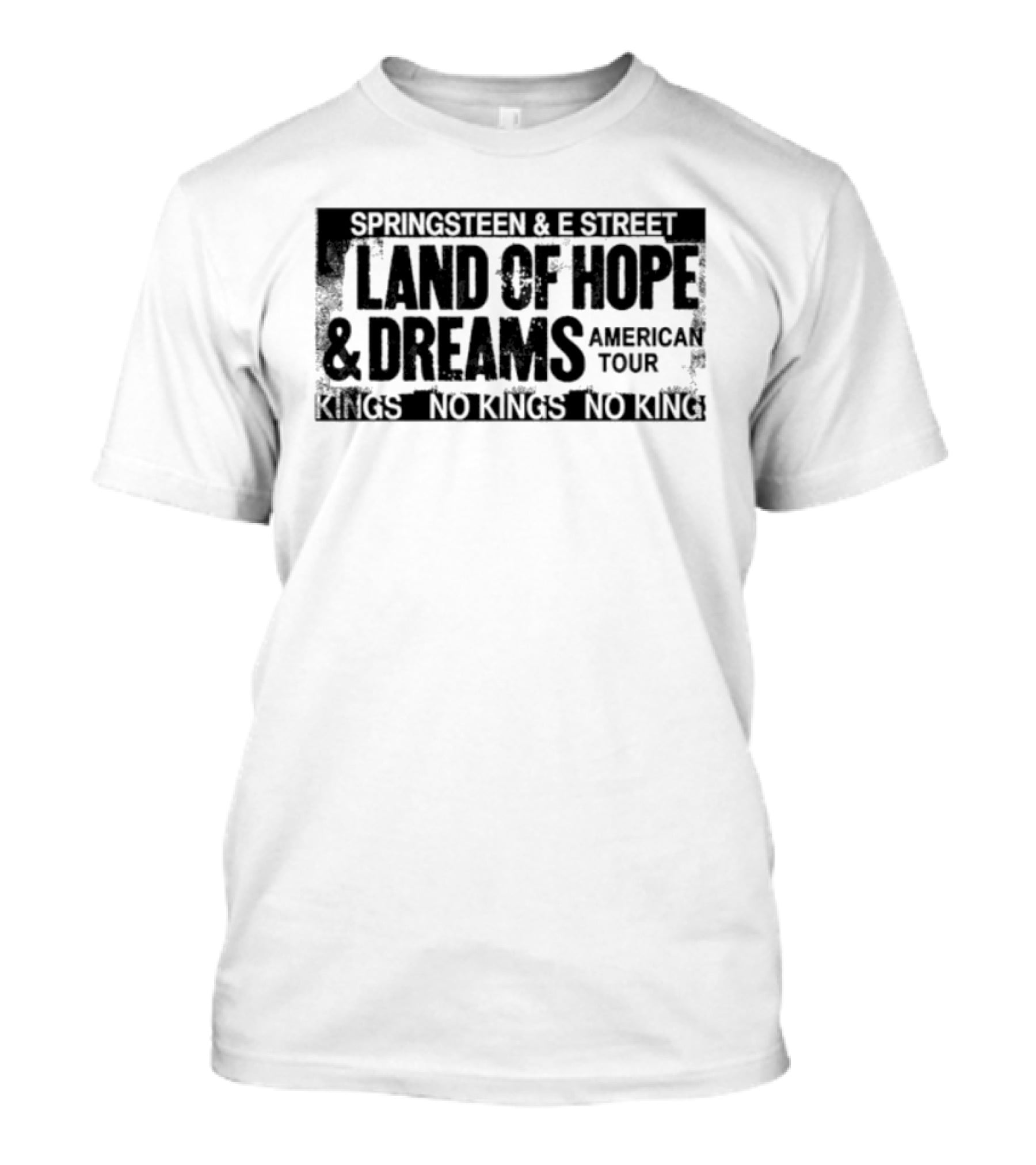 Springsteen & E Street Land Of Hope & Dreams American Tour No Kings 2026 T-Shirt