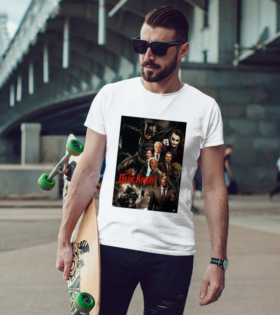 The Dark Knight Movie Characters Batman Joker Villains T-Shirt