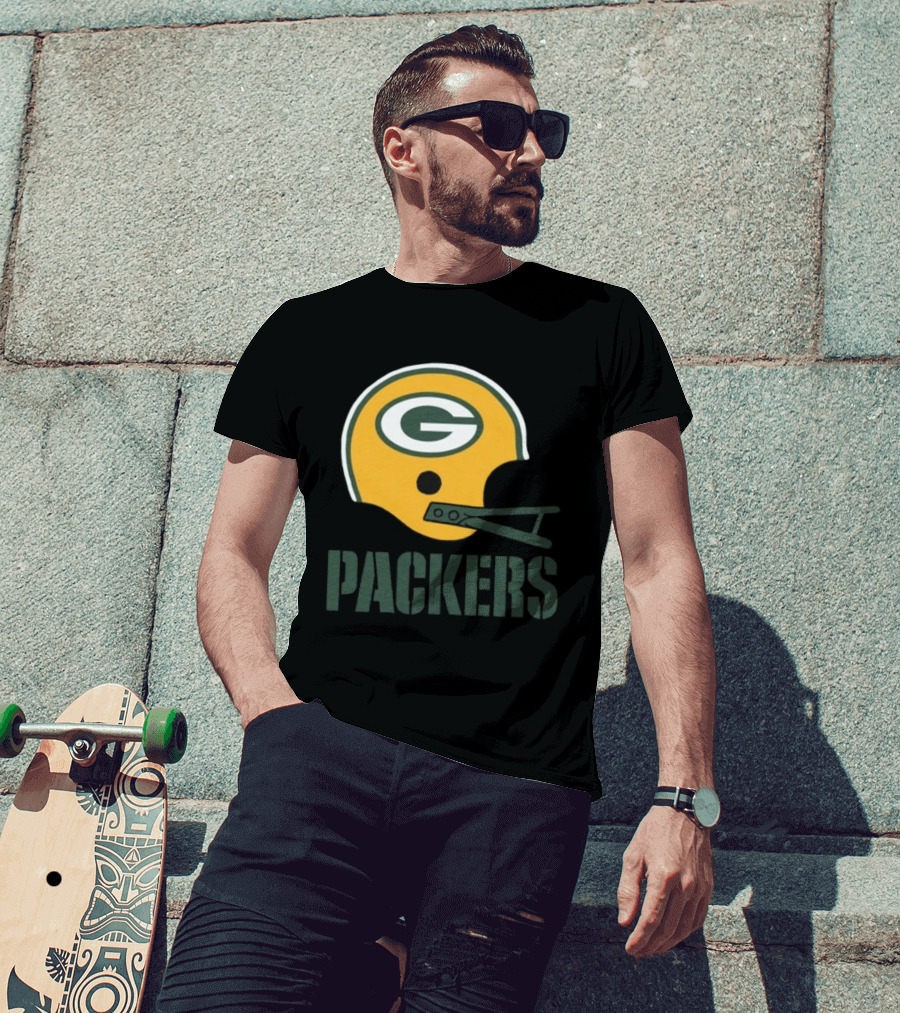 Green Bay Packers Helmet G Icon Packers T-Shirt