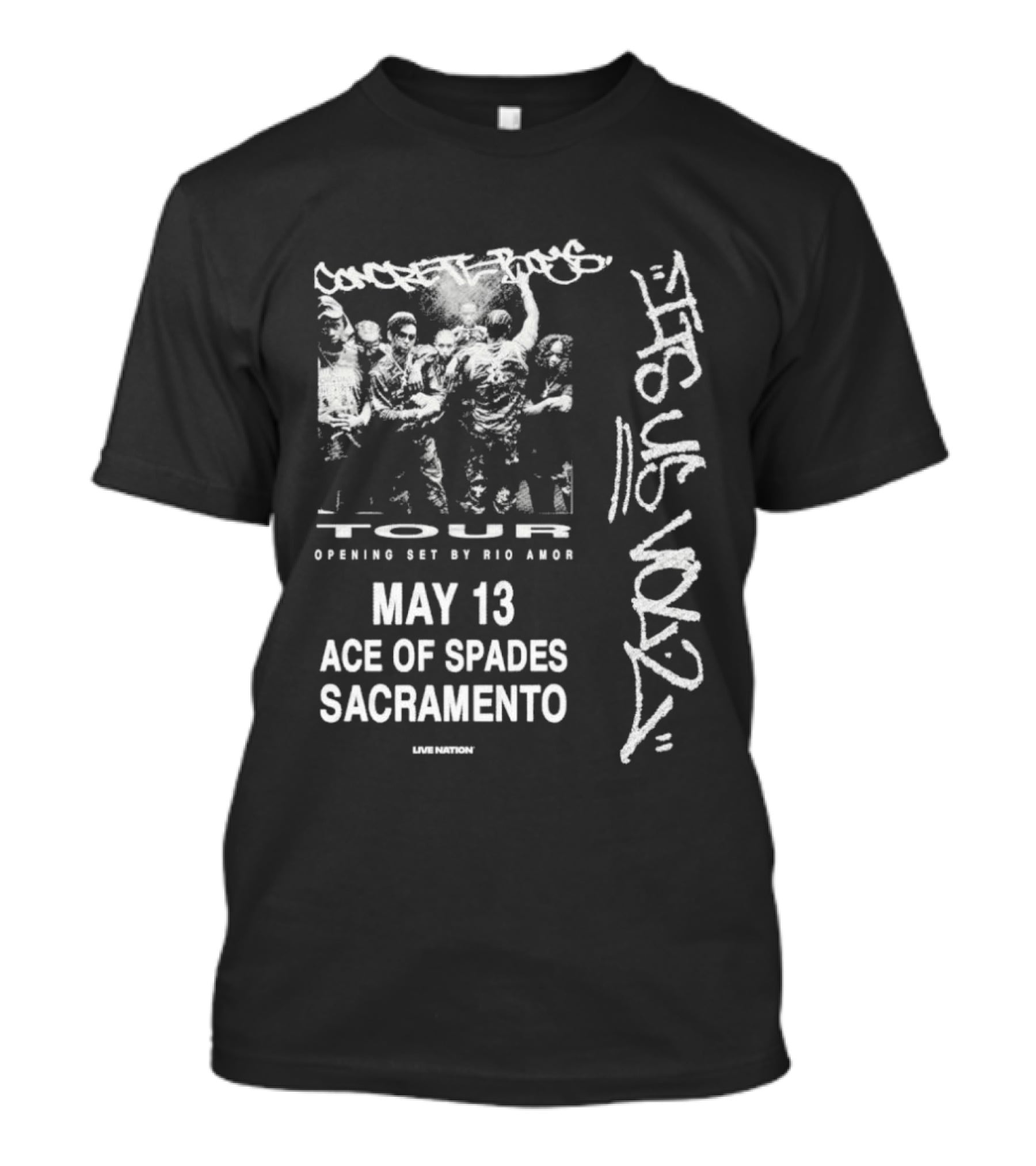 Concrete Boys 2026 Tour Opening Set May 13 Ace Of Spades Sacramento Its US Vol 2 T-Shirt