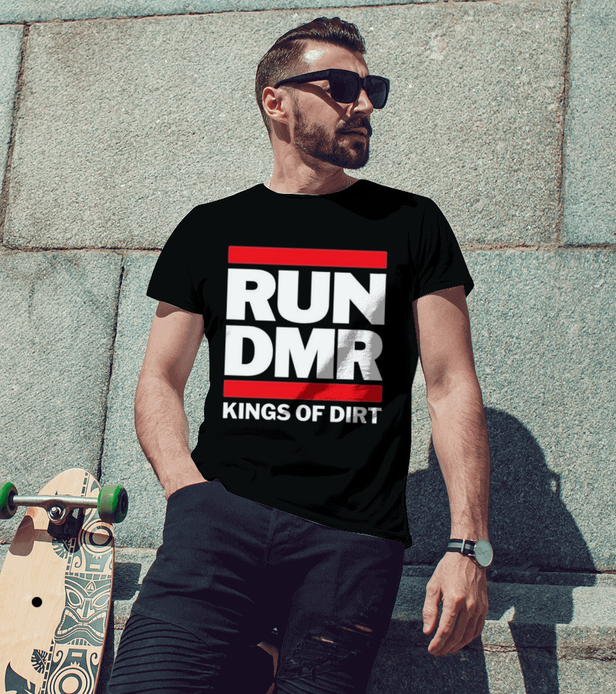 RUN DMR Kings Of Dirt Moto BMX Enthusiasts T-Shirt