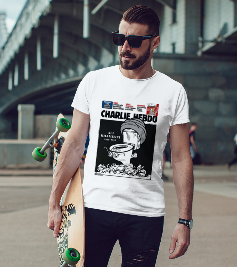 Charlie Hebdo Khamenei Cover Toilet Humour Edition T-Shirt
