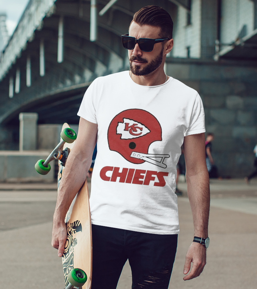 Kansas City Chiefs KC Helmet Logo Chiefs T-Shirt