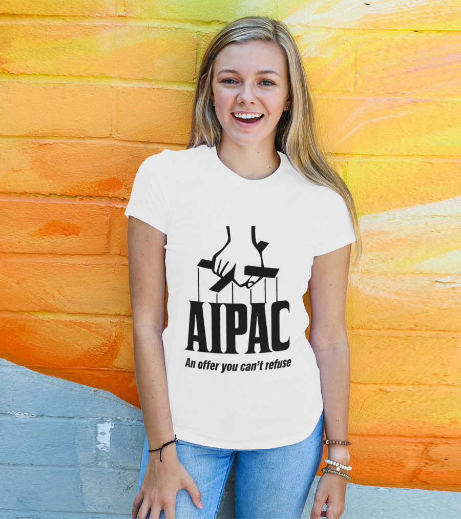 AIPAC An Offer You Can't Refuse Puppet Hand T-Shirt