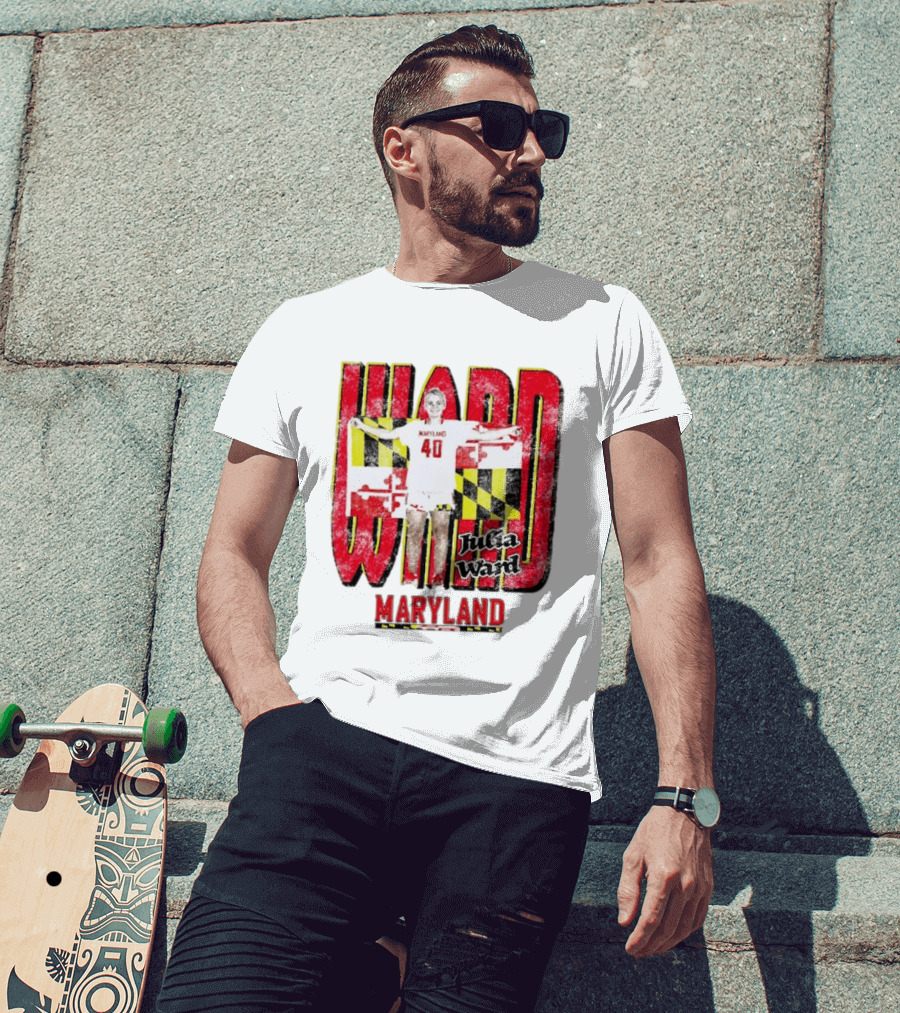 Maryland Terrapins Julia Ward 40 Player T-Shirt