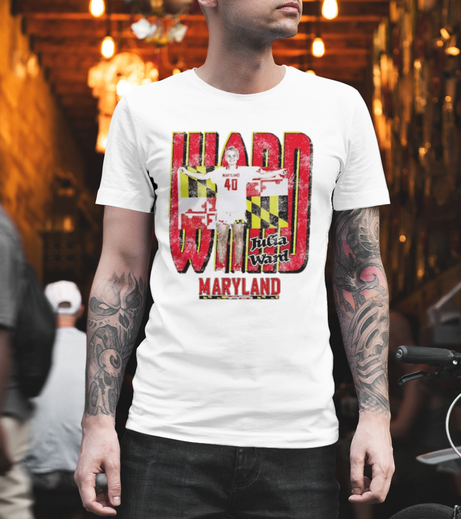 Maryland Terrapins Julia Ward 40 Player T-Shirt