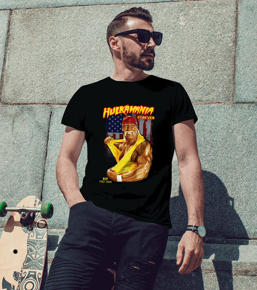 Hulkamania Forever American Icon 1953 2025 T-Shirt