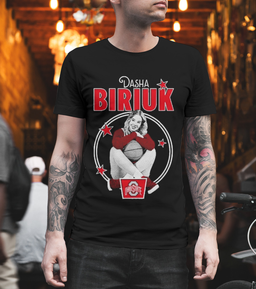 Ohio State Buckeyes Basketball Dasha Biriuk T-Shirt