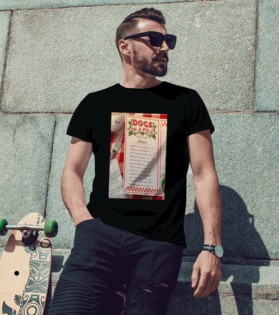 Dogs In A Pile Summer Tour 2026 T-Shirt