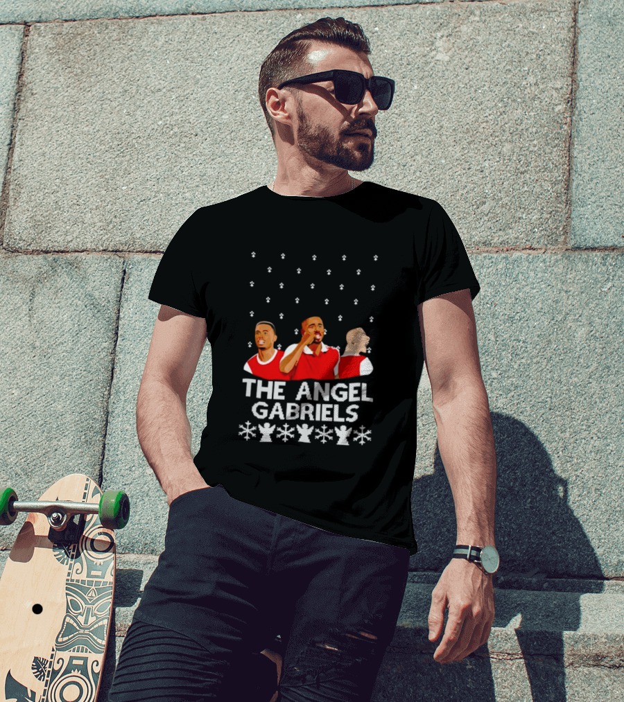 The Angel Gabriels Christmas Soccer Players Snowflakes T-Shirt