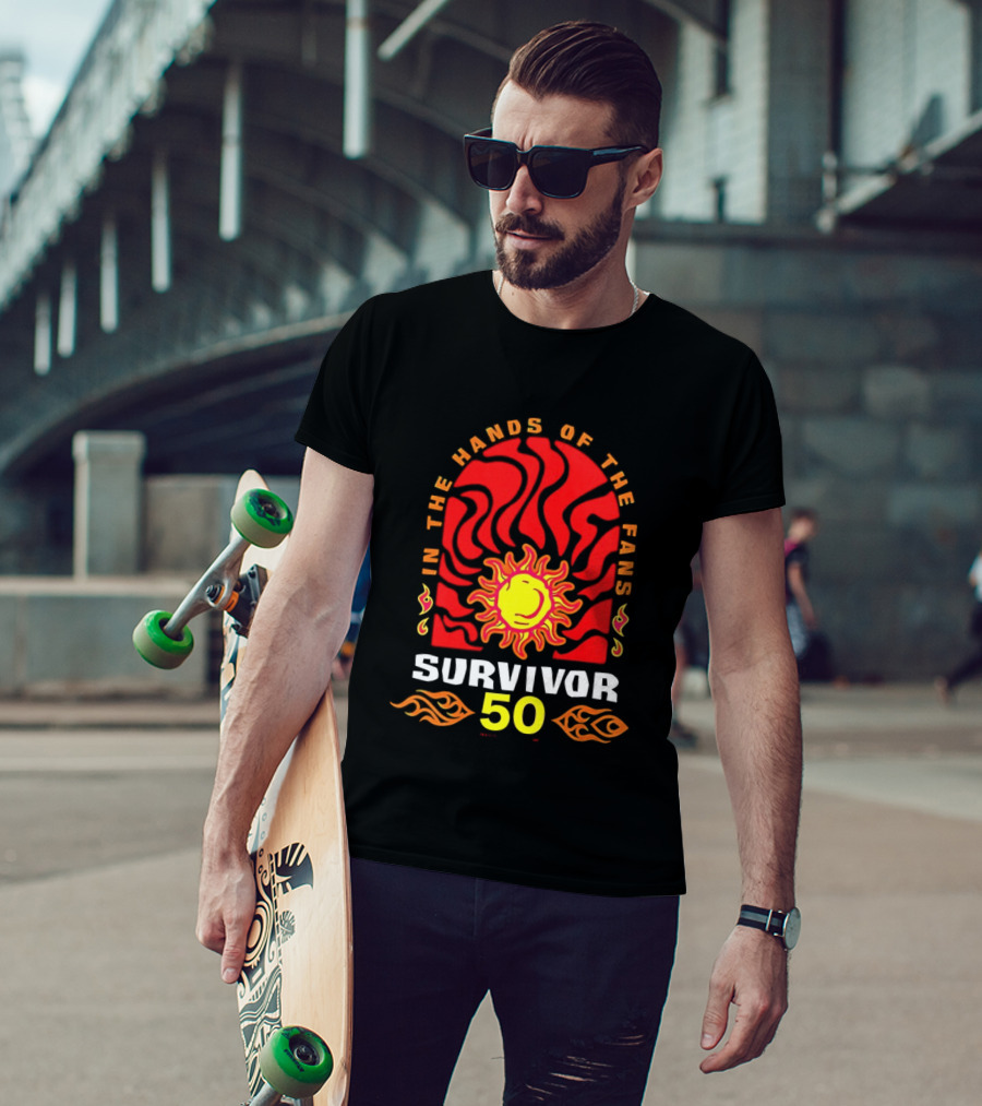 Survivor 50 In The Hands Of The Fans Tropical Sun T-Shirt