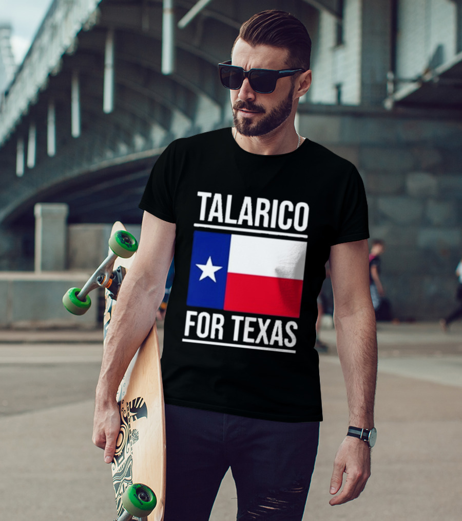 Talarico For Texas Senate Texas Flag Star T-Shirt