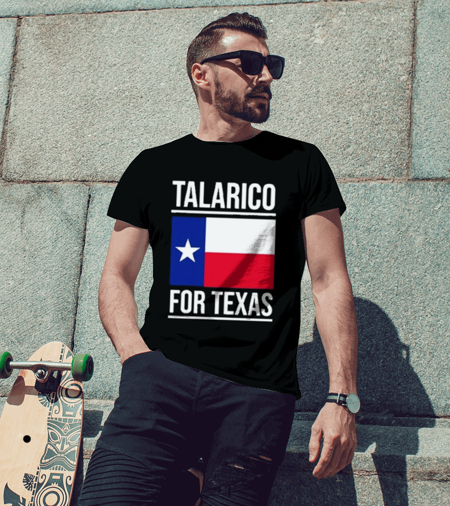 Talarico For Texas Senate Texas Flag Star T-Shirt