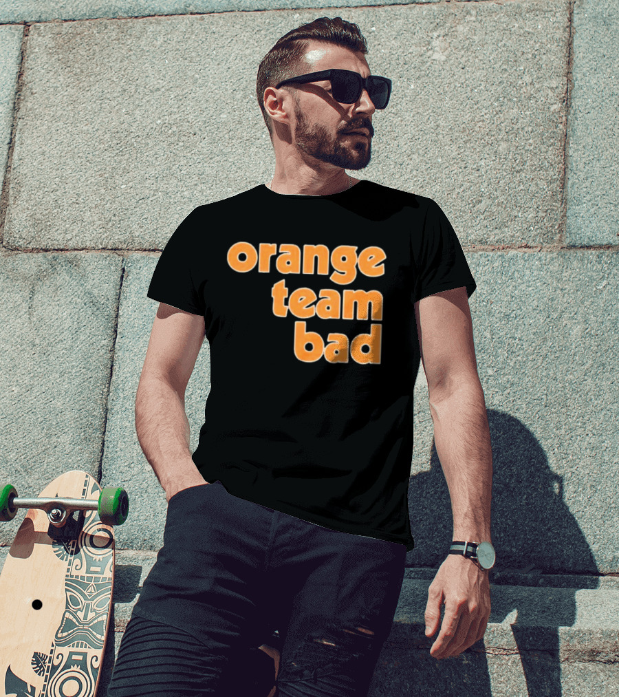Orange Team Bad Houston Astros Navy Blue Ships Free T-Shirt