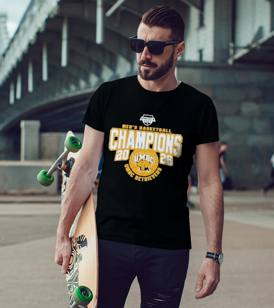 Men's Basketball 2026 Champions UMBC Retrievers America East T-Shirt
