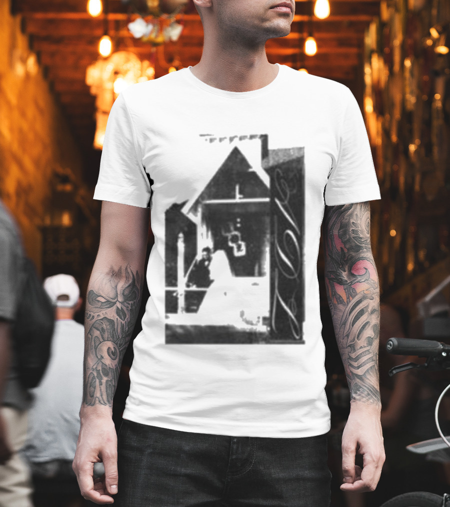 Yeat A Dangerous Love Cross Pyramid Monochrome T-Shirt