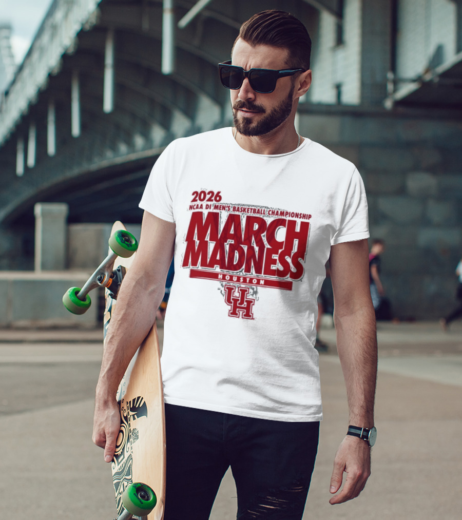 2026 NCAA Men's Basketball Houston March Madness UH T-Shirt
