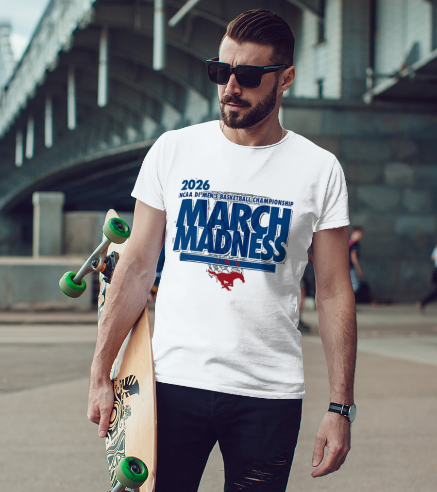 2026 NCAA DI Men's Basketball Championship March Madness SMU T-Shirt